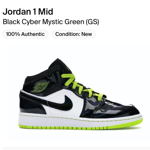 Black mystic green GS 4.5 Women’s 6 - Picture 2 of 2